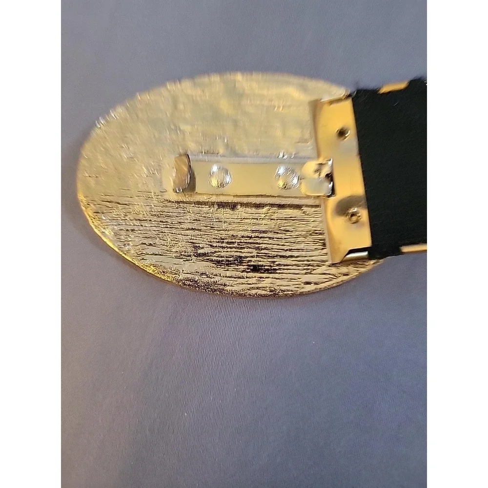 Vintage Gold Mesh Belt Unsigned Gold Disco Belt